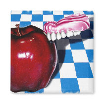 The Apple that Bit Back magnets by TheGalacticGroundhog The Apple that Bit Back magnets