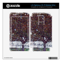 The Apple Tree by Gustav Klimt Decals For LG Optimus 2X