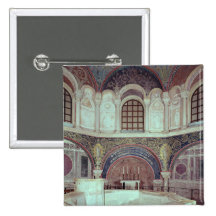The apse with the baptismal font button