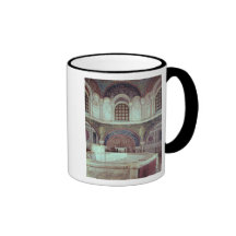 The apse with the baptismal font coffee mug