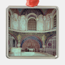 The apse with the baptismal font ornament