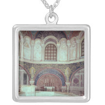 The apse with the baptismal font pendants
