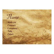 THE ARAB TENT WITH HORSES ,OTHER ANIMALS Parchment Business Card