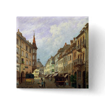 The Arcades, Grand Rue, Colmar, 1876 Button
