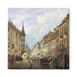 The Arcades, Grand Rue, Colmar, 1876 magnets