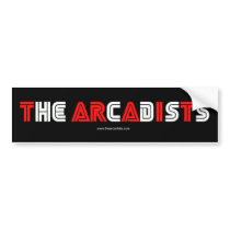 The Arcadists Sticker bumper stickers by kostele The Arcadists Sticker bumper stickers