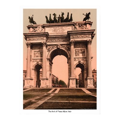 The Arch of Peace, Milan, Italy Print by eyecandy