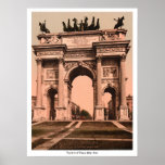 The Arch of Peace, Milan, Italy posters