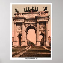 The Arch of Peace, Milan, Italy Print