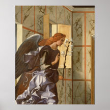 The Archangel Gabriel, from The Annunciation dipty Posters