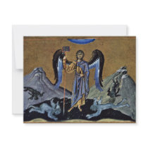 The Archangel Michael By Meister Der Ménologe Des Custom Announcement