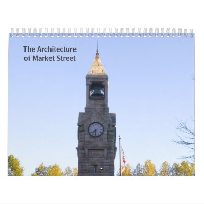 The Architecture of Market Street, Corning NY Wall Calendar by Paul_Fletcher