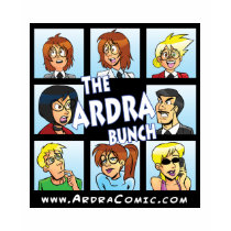 The Ardra Bunch (womens - dark) t-shirts by fesworks The Ardra Bunch (womens - dark) t-shirts