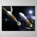 The Ares I Crew Launch Vehicle Posters