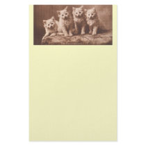 *The Aristocrats* Vintage Kitten Portrait stationery