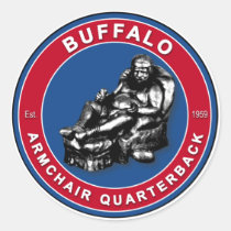The Armchair QB Buffalo Football Stickers stickers