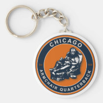 THE ARMCHAIR QB - Chicago keychains