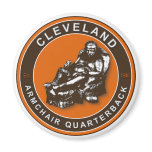 THE ARMCHAIR QB - Cleveland Fridge Magnet