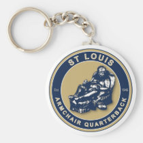 THE ARMCHAIR QB - Rams keychains