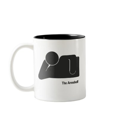 The Armshelf Coffee Mug by awkwardfamily