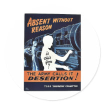 The Army Calls It Desertion Sticker