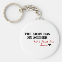 The Army has my Soldier, but I have his Heart Key Chain