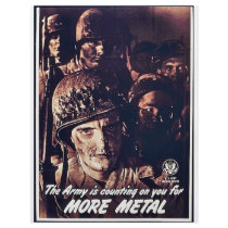 The Army Is Counting On You For More Metal Personalized Flyer