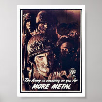 The Army Is Counting On You For More Metal Posters