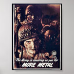 The Army Is Counting On You For More Metal posters
