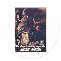 The Army Is Counting On You For More Metal Stickers