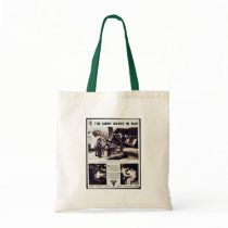 The Army Nurse In War Canvas Bags