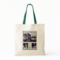 The Army Nurse In War Canvas Bags