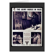 The Army Nurse In War Greeting Cards
