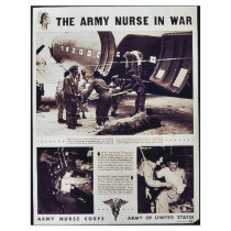 The Army Nurse In War Flyer