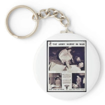 The Army Nurse In War Key Chain