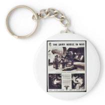The Army Nurse In War Key Chain