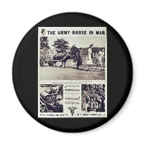 The Army Nurse In War Magnets