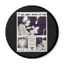 The Army Nurse In War Fridge Magnet
