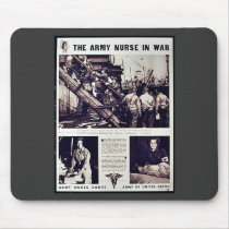 The Army Nurse In War Mouse Pad