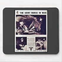 The Army Nurse In War Mousepads