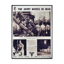 The Army Nurse In War Postcards