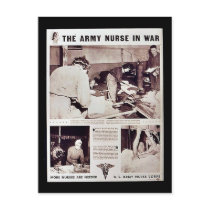 The Army Nurse In War Post Cards