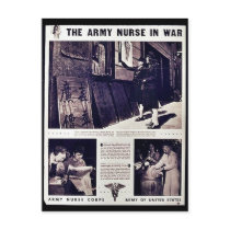 The Army Nurse In War Post Cards