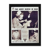 The Army Nurse In War Post Cards
