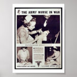 The Army Nurse In War posters