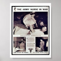 The Army Nurse In War Posters