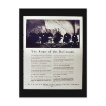 The Army Of Tbe Railroads Post Card