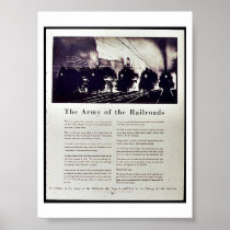 The Army Of Tbe Railroads Posters