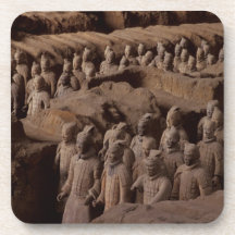 The Army of terra cotta warriors at Emperor Qin Coaster