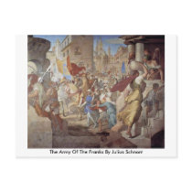 The Army Of The Franks By Julius Schnorr Postcards